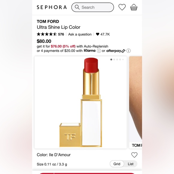 TOM FORD Ultra Shine Lip Color 31 Ile D'Amour - Picture 5 of 9